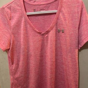 Under armour pink shirt